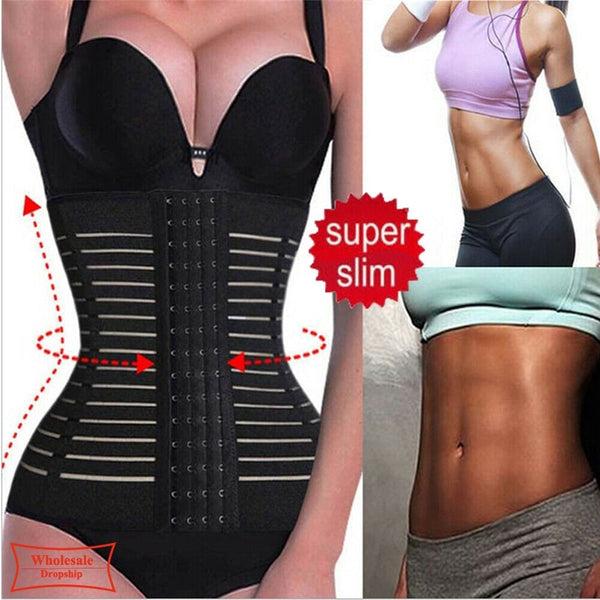 2019 Sexy women's waist trainer shapers waist control corset Slimming Belt Shaper body shaper modeling strap Belt Shapewear 5XL