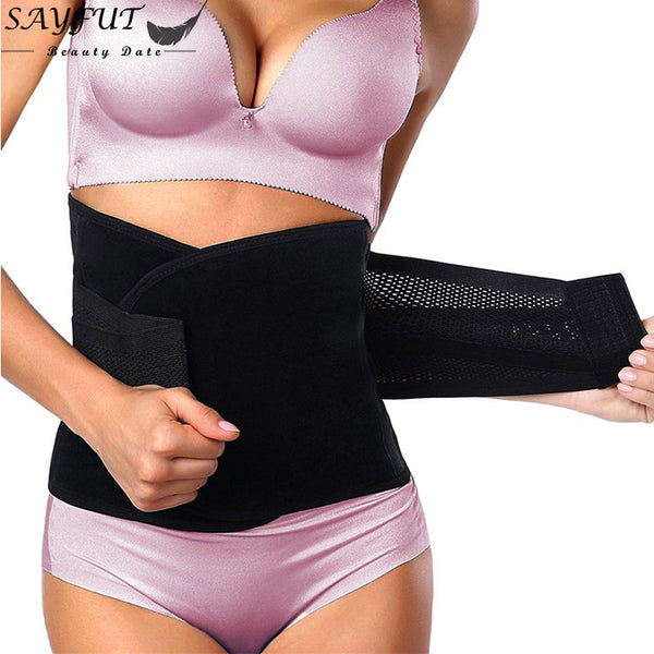 Women Waist Trainer Belt Belly Band Belts Body Shaper After Birth Slim Belt Corset Postpartum Tummy Trimmer Body Fat Burne