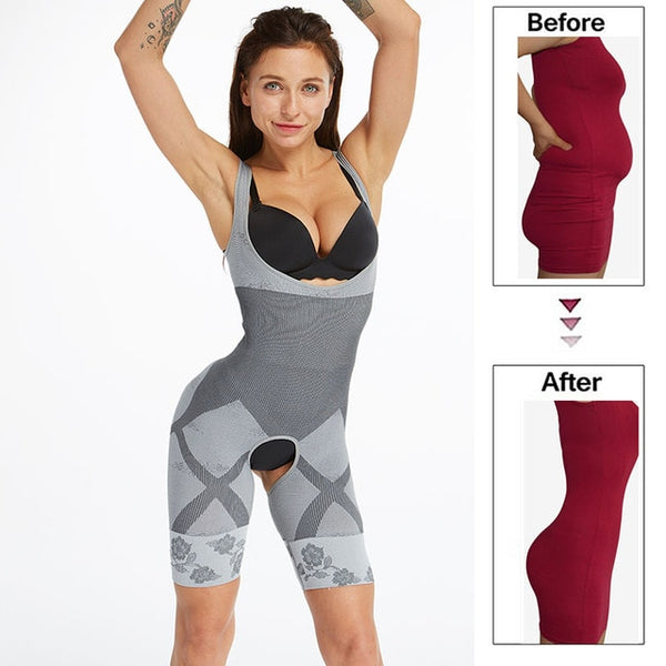 Waist trainer Seamless Shapewear Firm Full body shaper women Corrective Underwear Slimming Underwear modeling strap tummy shaper