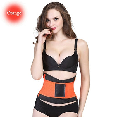 Neoprene Waist Cincher Belt - Orange