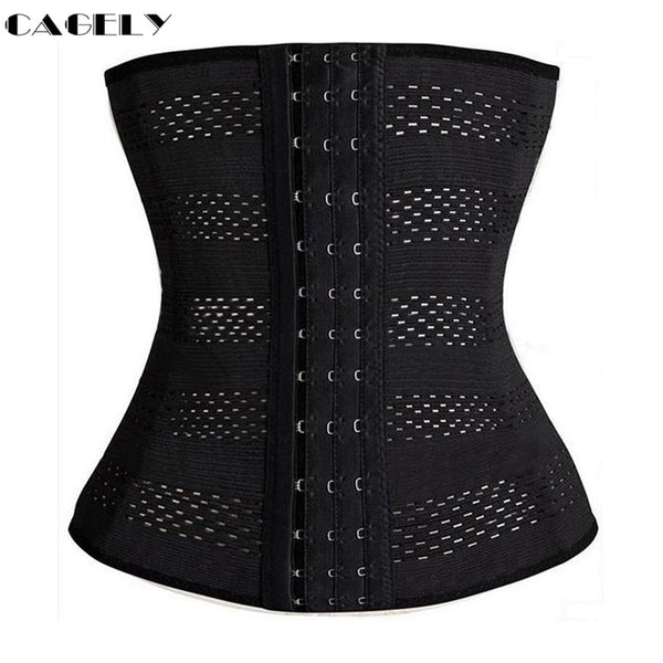 Womens Waist Trainer Cincher Body Shaper Underwear Lingerie Tummy Slim Belt Postpartum Control Underbust Steel Boned Corset