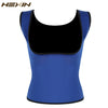 HEXIN Plus Size Neoprene Sweat Sauna  Body Shapers Vest Waist Trainer Slimming Vest Shapewear Weight Loss Waist Shaper Corset